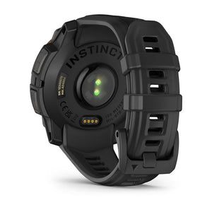 Instinct® 3 – 45 mm, Solar, Sort med sort rem