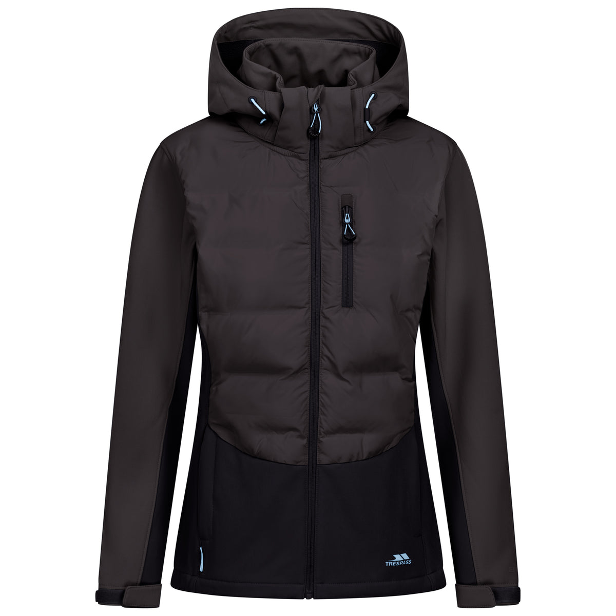 Scarlet- Female Hybrid Softshell Jkt - Charcoal - Trespass