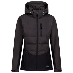 Scarlet- Female Hybrid Softshell Jkt - Charcoal - Trespass