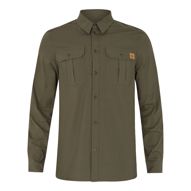 Selous L/S Cargo Skjorte - Grape leaf