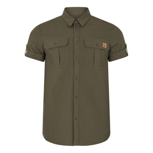 Selous S/S Cargo Skjorte - Grape leaf
