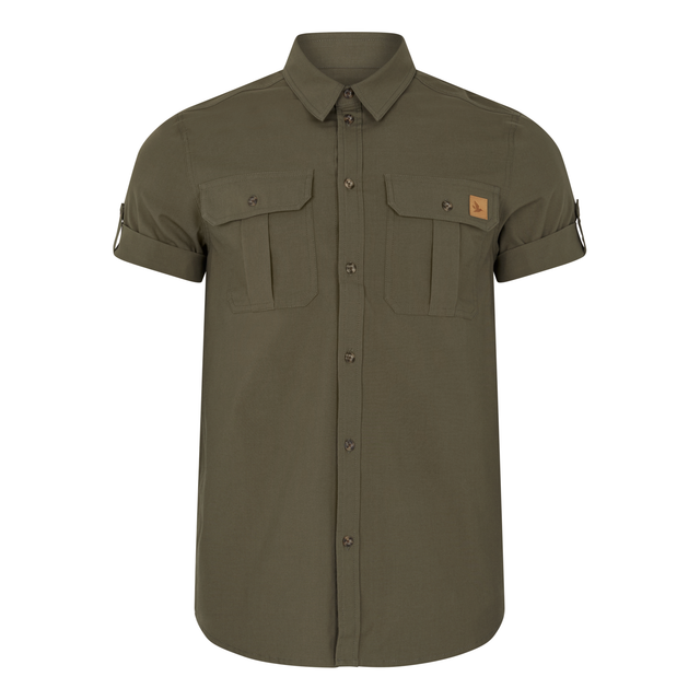 Selous S/S Cargo Skjorte - Grape leaf