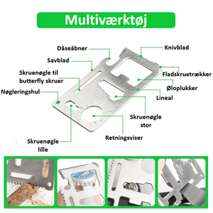 GLOBUZ - Survival kit - 18 items