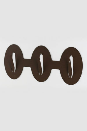 Torp Solution opsatsplade til 3 bukke Vandret - oval / Corten