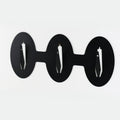Torp Solution opsatsplade til 3 bukke Vandret - oval / Sort