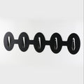Torp Solution opsatsplade til 5 bukke Vandret - oval / Sort