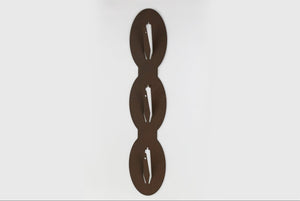 Torp Solution opsatsplade til 3 bukke Lodret - oval - 3 / Corten
