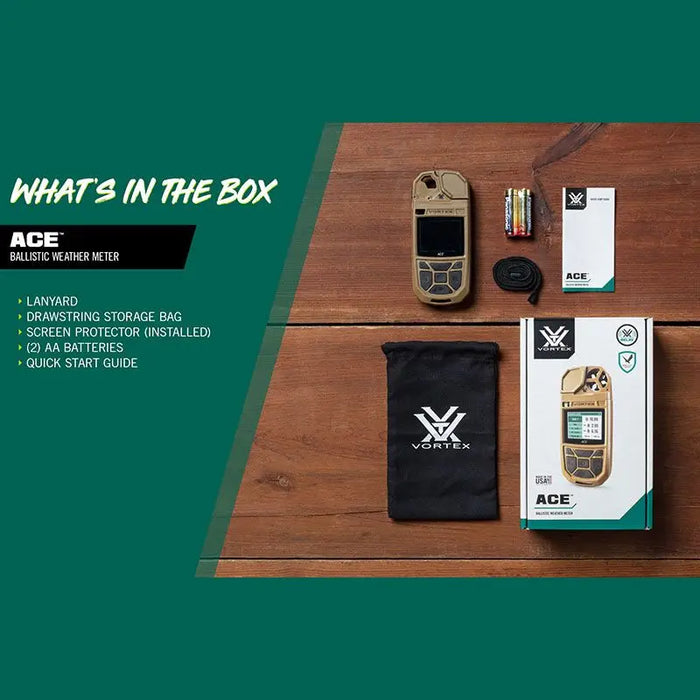 Vortex ACE™ Vindmåler med GeoBallistic