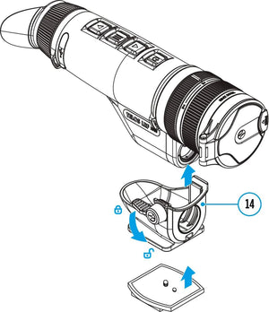 Pulsar Telos LRF Tripod Adapter