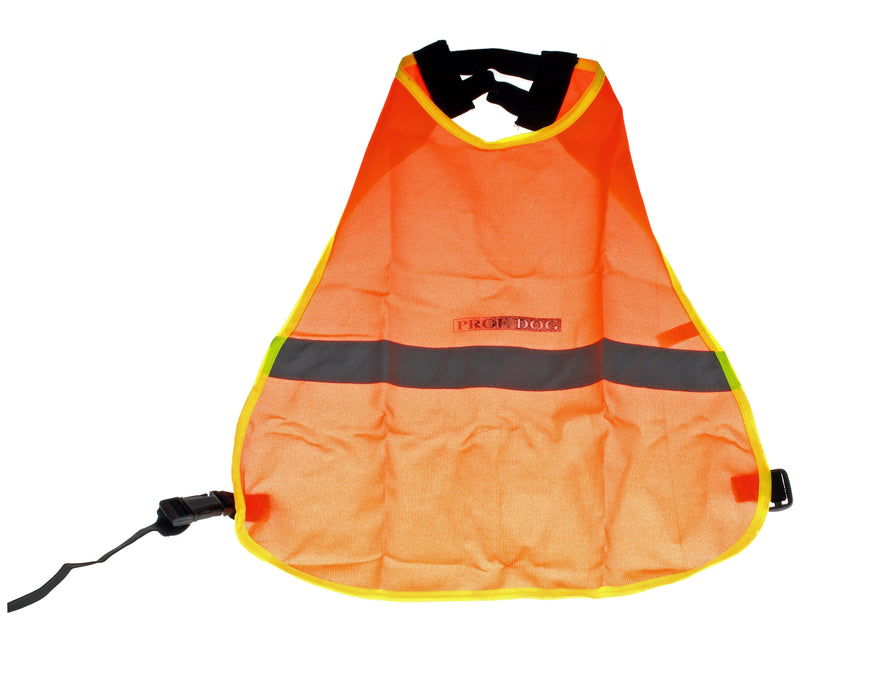 Sikkerhedsvest orange med refleks - Jagtbutikken