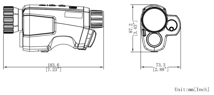 GRYPHON - 50 MM PRO MED AFSTANDSMÅLER GQ50L - HIKMICRO