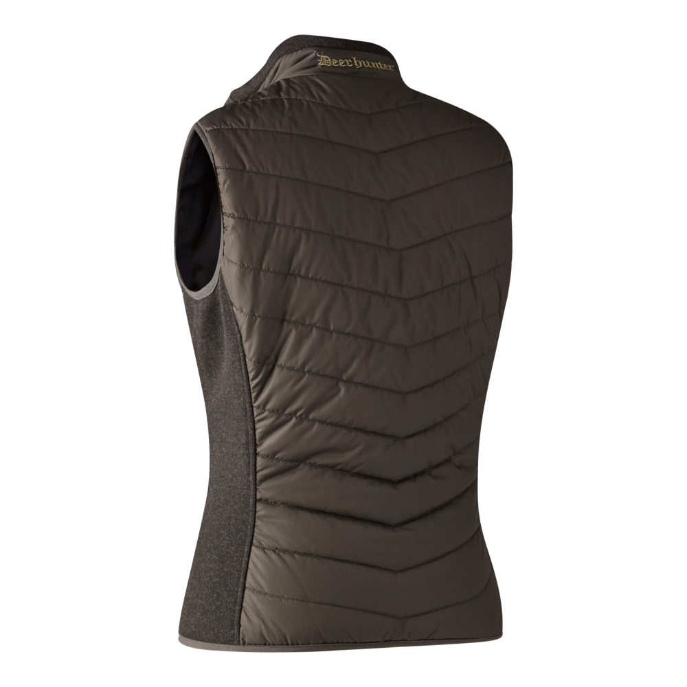 Lady Caroline Vatteret Vest Brown- Deerhunter - Jagtbutikken
