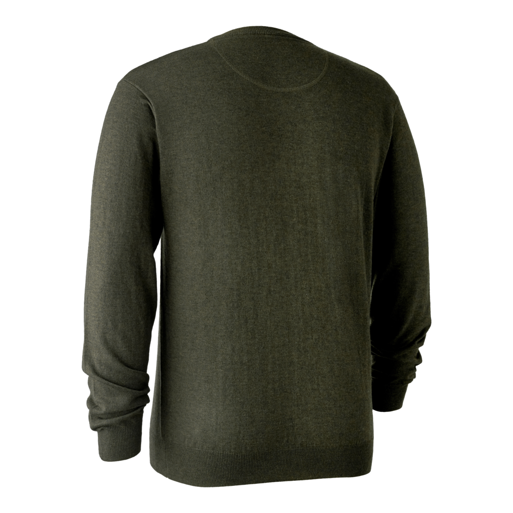 Kingston Strik med V hals - Green - Deerhunter