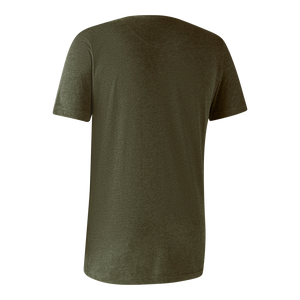 Basis 2-pak T-shirt Adventure Green Melange - Deerhunter