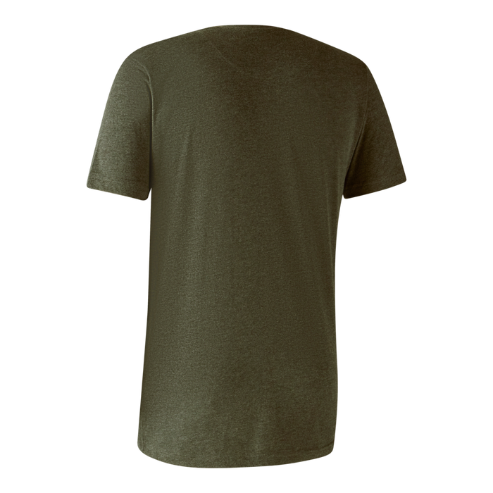 Basis 2-pak T-shirt Adventure Green Melange - Deerhunter