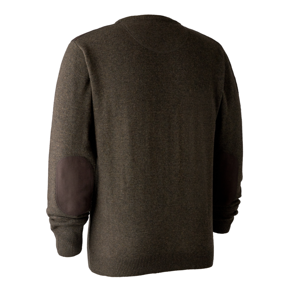 Sheffield Strik med rund hals - Dark Elm - Deerhunter