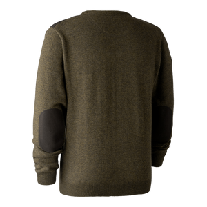 Sheffield Strik med V-hals - Cypress - Deerhunter