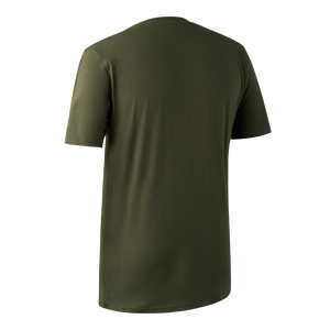 T-Shirt 2 pak Green/Brown - Deerhunter