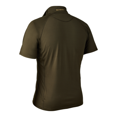 Excape Insulated T-shirt med lynlås i halsen - Green - Deerhunter