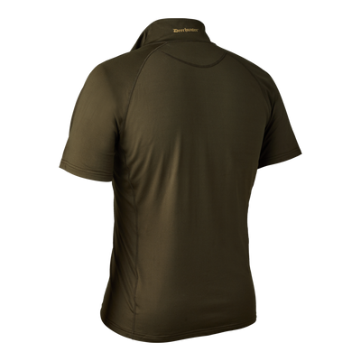 Excape Insulated T-shirt med lynlås i halsen green - Deerhunter