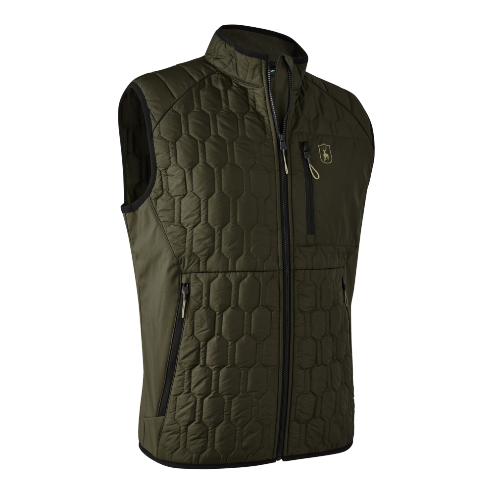 Str. Small - Mossdale Quiltvest Green - Deerhunter - Ombytningsvare