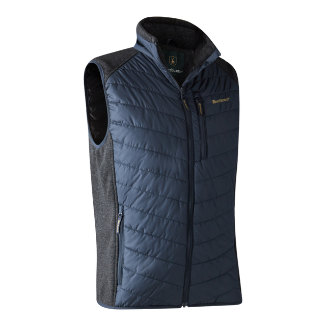 Moor Vatteret Vest med strik Blue - Deerhunter - Jagtbutikken