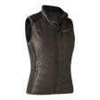 Lady Caroline Vatteret Vest Brown- Deerhunter - Jagtbutikken