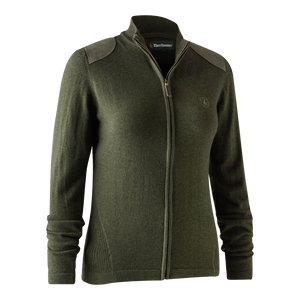 Lady Darlington Strikcardigan - Green - Deerhunter