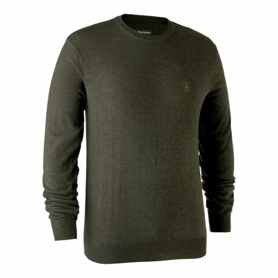Kingston Strik med rund hals - Green - Deerhunter