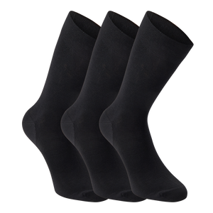 Bamboo Sokker - 3 pak Black - Deerhunter