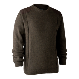 Sheffield Strik med rund hals - Dark Elm - Deerhunter