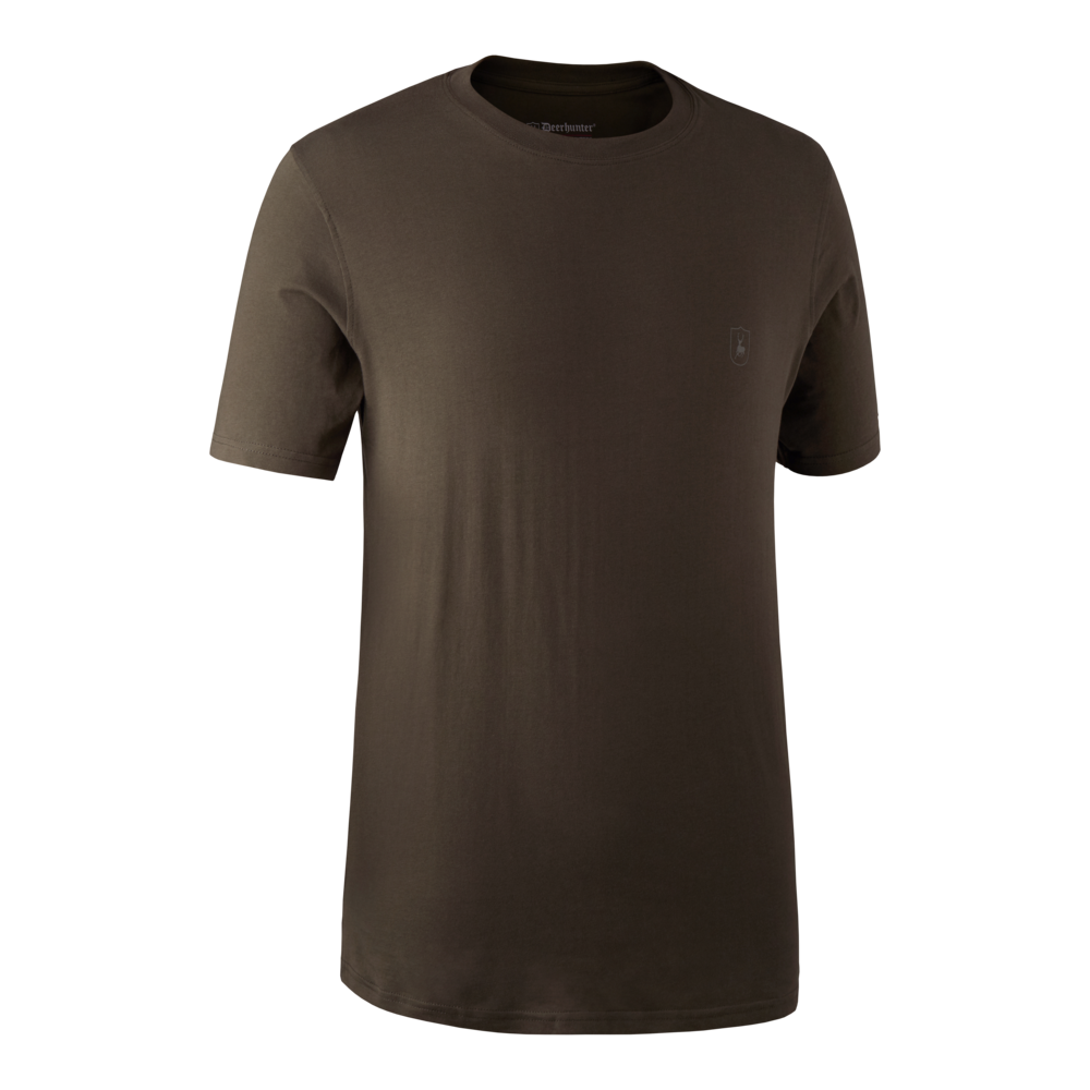 T-Shirt 2 pak Green/Brown - Deerhunter