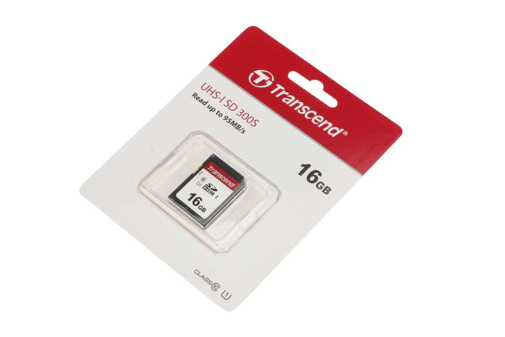 SD-kort 16 GB 300S SD UHS-I U3 (V30) R95/W45 Transcend Silver
