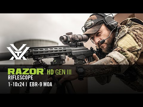 Razor HD 1-10x24 Gen III m/EBR-9 - BDC (MOA) - Vortex