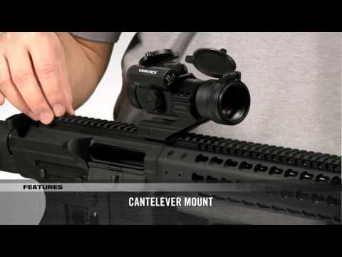 StrikeFire II - Bright Red Dot m/40mm Cantilever montage (4 MOA) - Vortex